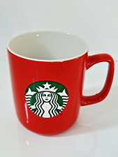 Starbucks 2021 Red Classic Mermaid Green Logo Ceramic Coffee Cup/Mug 12 oz. picture