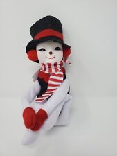 Mr. Christmas Snowman Red Striped Knee Hugger Retro Vintage Inspired Kitsch NWT picture