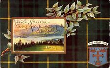 Vintage Tuck's Scottish Clans Oilette Postcard Macarthur Loch Awe Posted 1908  picture
