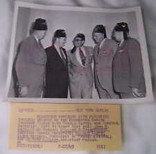 1949 ROCHESTER NY SHRINERS PRESS WIRE PHOTO DAMACUS TEMPLE picture
