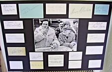 STEPTOE AND SON RIDE AGAIN SIGNED BY 17 AUTOGRAPH DISPLAY UACC SCARCE & UNIQUE picture