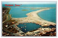 Bird's-eye View Of Rockport Yacht Basin, Rockport Texas TX Postcard picture