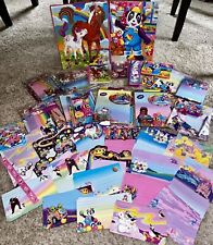 BIG Lot Vintage Lisa Frank Stationary Cube Paper Stickers All In One Packs +MORE picture