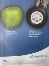 5/2006 PUB MESSIER SAFRAN LANDING GEAR SYSTEMS APPLE APPEAL APPLE NEWTON AD picture