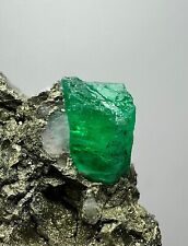 Top quality Panjshir Emerald crystal on Pyrite, 75 carats. picture