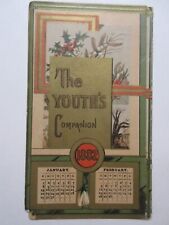 Vintage Victorian Trade Card The Youths Companion Calendar 1882 picture