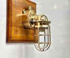 Vintage Brass Wall Lamp Mid Century Modern Handmade Wall Scone Light Fixture picture