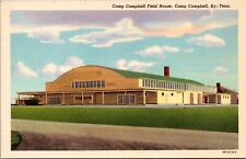 Linen Postcard Camp Campbell Field House Fort Campbell, Kentucky Tennessee picture