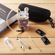 Metal Portable Bong Water Pipe Hookah Smoking Tobacco Bong Pipes with Travel Box picture