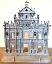 BIG -  Macau Ruins of St. Paul's front facade , statuette. 14 X 13 X 3 Inches. picture