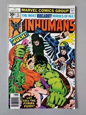 THE INHUMANS #12 - FINAL ISSUE - HULK APPEARANCE (1977) MARVEL COMICS picture