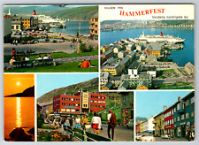 c1960s Hammerfest Finnmark Norway Vintage Postcard Continental picture
