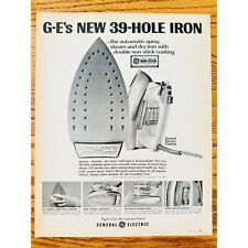 1967 GE General Electric 39 Hole Iron Spray Steam Bridgeport CT Vintage Print Ad picture