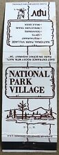 Vintage 20 Strike Matchbook Cover - National Park Village Rocky Mountains   B picture
