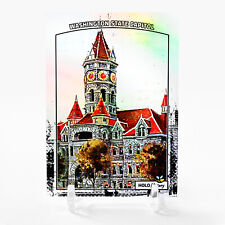 WASHINGTON STATE CAPITOL, OLYMPIA Card 2024 GleeBeeCo 1906 Holographic #W14C picture