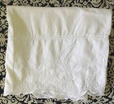 Vintage Fieldcrest Charisma Embroidered Hem Standard Pillowcase Super Soft (1)  picture