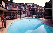 Vintage Postcard View Tahitian Motor Lodge Santa Barbara California 1960s  12762 picture