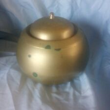 Vintage Large Brass Jar With Lid picture