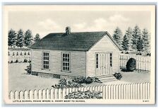 c1940 Little School House Where Henry Went School Henry Ms. Lina Porter Postcard picture
