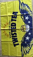 LARGE NEW Twisted Tea Flag Americana EAGLE Beer Man Cave Tail Gate 5ft X 3ft NIB picture