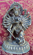 Antique Master Quality Handmade old Bronze Mother Durga Rupa, Nepal picture