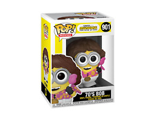 Funko POP Minions - The Rise of Gru - 70's Bob #901 with Soft Protector (B21) picture