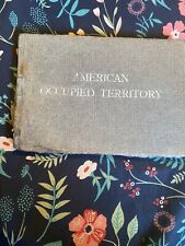 Post WW1 Book American Occupied Territory Printed In Germany 36 Pages App  picture
