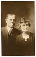 Antique Photo - Older Couple - WALL Family, Mr & Mrs John picture