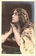 MADEMOISELLE D'ALBRAY : SOULFUL FRENCH ACTRESS : REUTLINGER : SIP : RPPC picture