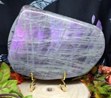Huge Flashy Labradorite Crystal Free Form 18cm 2.55KG Purple Orange Healing Gift picture