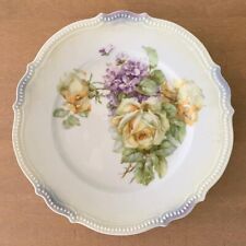 Antique 1914-1918 PK Silesia Floral Scalloped Edge Plate picture