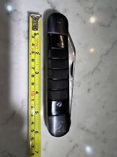 WWII US Navy & Army Air Corp Pilot Folding Survival Knife - UNITED G.R. MICH picture