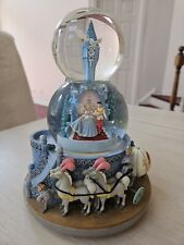 Disney Cinderella Double Snow Globe A Dream Is A Wish Your Heart Makes Music Box picture