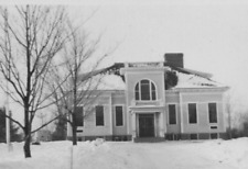 4W Photograph 1940's Eliot High School York County Maine Snow  picture