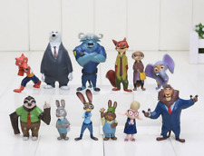 12PCS/SET Disney Zootopia Nick Judy Flash Mini Action Figures PVC Toys Dolls picture