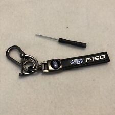 Genuine Leather Car Keychain Keyring Accessories Compatible with Ford F-150 Car  picture