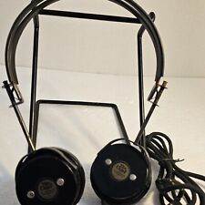 Vintage 1940's Cannon The Chief Headphones- Shortwave Ham Radio Headphones. picture