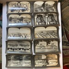 antique stereo view cards Lot Of 10 picture