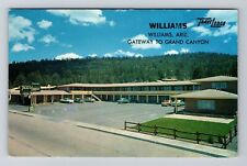 Williams AZ-Arizona, Travel Lodge, Aerial Outside, Vintage Postcard picture