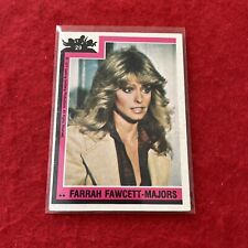 1977 Topps FARRAH FAWCETT - MAJORS Charlie’s Angels Card.  #29    G Condition picture