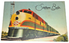 FEBRUARY 1951 KANSAS CITY SOUTHERN KCS L&A SOUTHERN BELLE USED COMPANY POST CARD picture