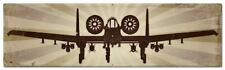 Vintage Style Metal Sign Planes A10A Thunderbolt II 48 x 14 picture