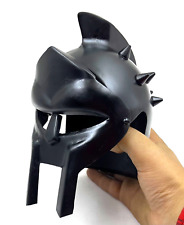 The Great Mini Gladiator Maximum Helmet with Display Stand Medieval Helmet black picture