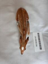 Vintage Lomonosov LFZ Porcelain Laying Deer Fawn Figurine USSR not Russia 7.5
