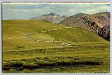 Colorado CO - Tundra Curves On Trail Ridge Road - Vintage Postcard - Unposted picture