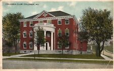 Vintage Postcard 1916 Columbia Club House Building Missouri MO Structure picture