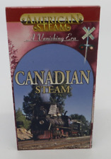 1998 American Steam Railroad Train VHS Tape CANADIAN STEAM mid to late 50's picture
