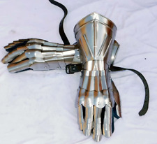 Medieval Knight Gauntlet Armor Larp Armor Cosplay Armor Sca Armor Functional picture