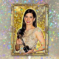 Sandra Bullock Holographic Gold Getter Sketch Card Limited 1/5 Dr. Dunk Signed picture