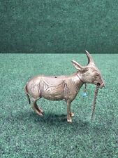 Vtg. Brass Donkey Figurine  picture